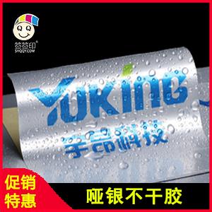 哑银pet标签---快印